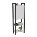 Ver imagem 2 de Estante para Livros 2 Portas Em Cima 1,85x0,65m Haia Yescasa