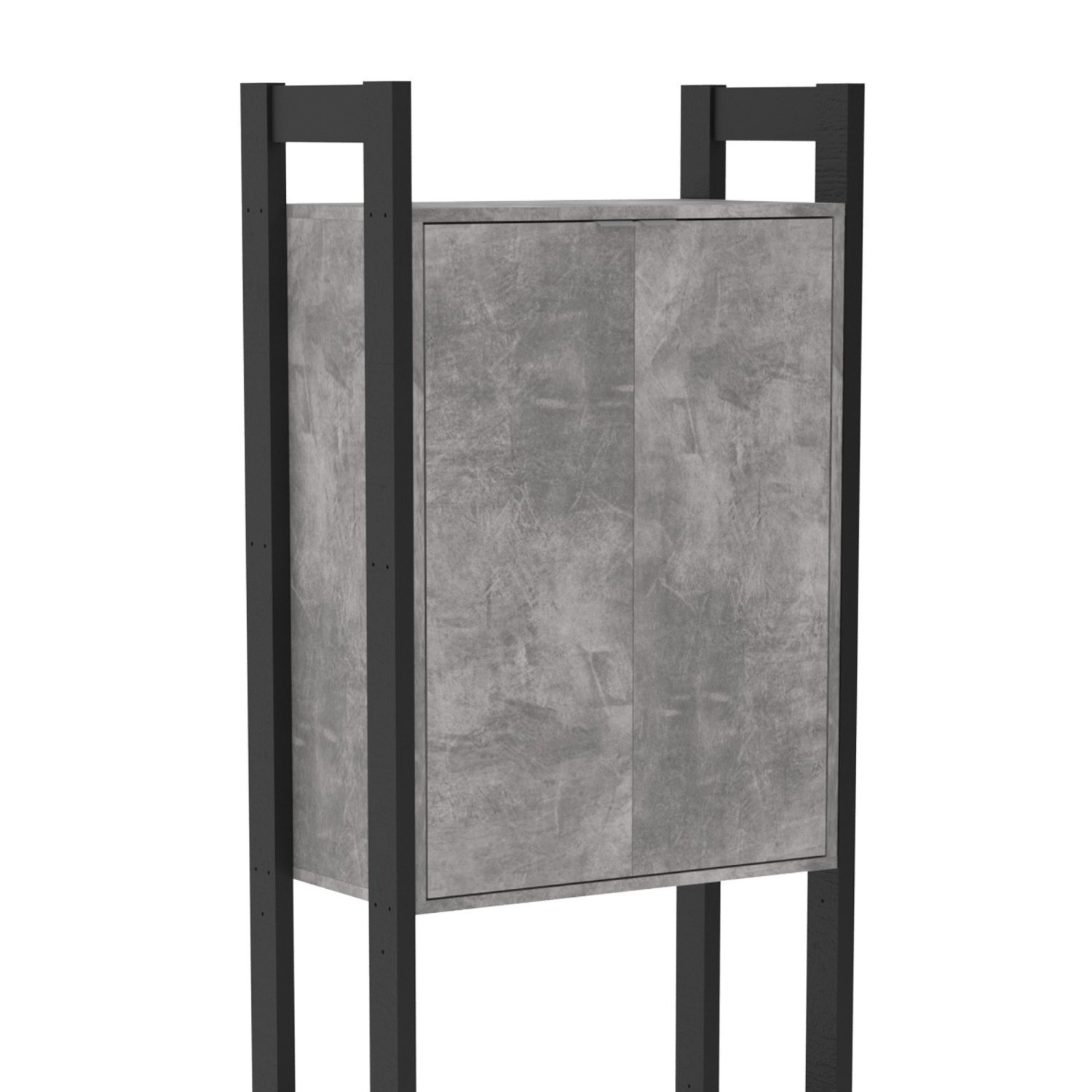 Estante para Livros 2 Portas Em Cima 1,85x0,65m Haia Yescasa - 4