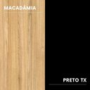 Ver imagem 7 de Mesa L Escritório Diretor 150cm a 170cm Pés Metal Mac Pr F5 Cor:macadâmia com Preto