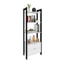 Ver imagem 2 de Estante para Livros 2 Gavetas Embaixo 1,85x0,65m Haia Yescasa