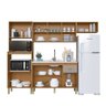 Cozinha Modulada Compacta Fidelitá Mariana 4 Peças 245cm 12 Portas 1 Gaveta sem Tampo - 2