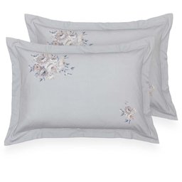 Jogo de Cama Casal 300 Fios Lázio Virginy - Linha K Estampado - 2