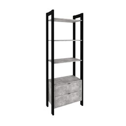 Estante para Livros 2 Gavetas Embaixo 1,85x0,65m Haia Yescasa - 5 Estante para Livros 2 Gavetas Embaixo 1,85x0,65m Haia Yescasa - 5