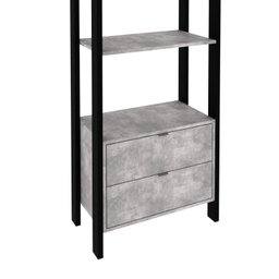 Estante para Livros 2 Gavetas Embaixo 1,85x0,65m Haia Yescasa - 4 Estante para Livros 2 Gavetas Embaixo 1,85x0,65m Haia Yescasa - 4