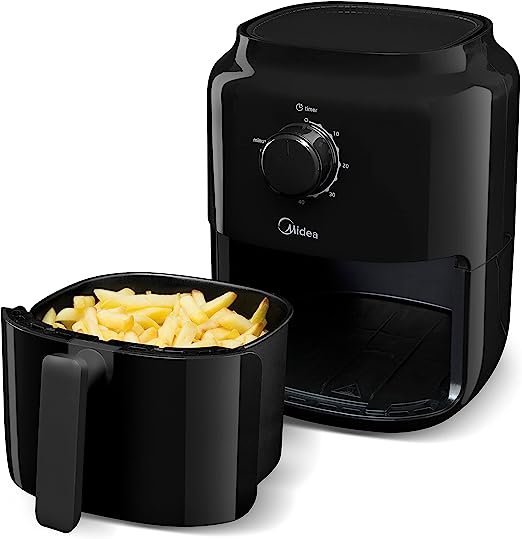 Fritadeira sem Óleo Air Fryer 3L Midea Preta 220V/60Hz