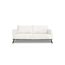 Ver imagem 3 de Sofá 2 Lugares Decorativo Atlas 1,60cm Pés Retro Linho Boucle 3199 - Vimont Moveis