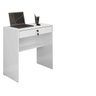 Escrivaninha/mesa para Notebook 1 Gaveta com Chave Andorinha Candian Branco - Jcm Movelaria - 2