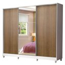 Ver imagem 4 de Guarda Roupa Casal 100% Mdf Madesa Royale 3 Portas de Correr com Pés