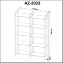 Ver imagem 3 de Estante para Livros Haia 1,85x1,28m Yescasa