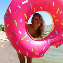 Ver imagem 5 de Boia Rosquinha Rosa 120cm Original Inflável Gigante