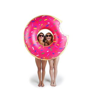 Boia Rosquinha Rosa 120cm Original Inflável Gigante