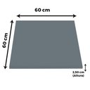 Ver imagem 5 de Mesa Bistrô Ferro Preto 111,50 Cm (alt) Disco Redondo Tampo Mdp Quadrado 60 Cm (larg) X 2,50 Cm (