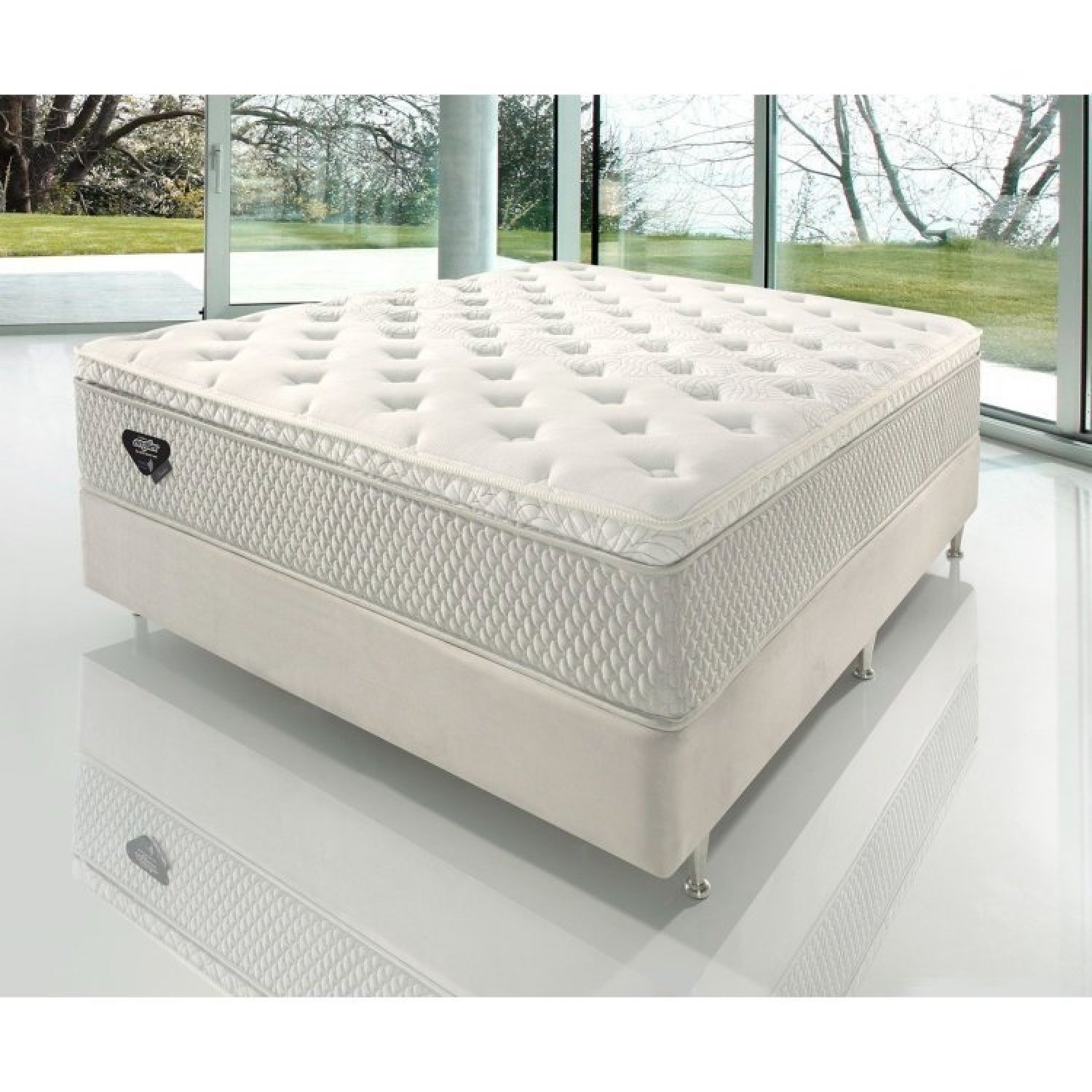 Cama Box Casal Paradise Molas Ensacadas Wide 72x138x188cm Ecoflex - 1