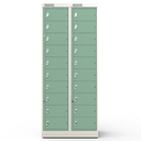 Ver imagem 2 de Armário de Aço Distribuidor 20 Portas - Nk 2410 Nilko Armários Verde Claro Chave Padrão