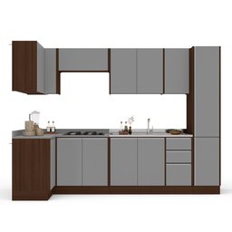 Cozinha Completa 7 Módulos 13 Portas 3 Gavetas Sem Tampo Campanele - 4