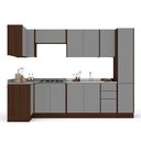 Ver imagem 4 de Cozinha Completa 7 Módulos 13 Portas 3 Gavetas Sem Tampo Campanele