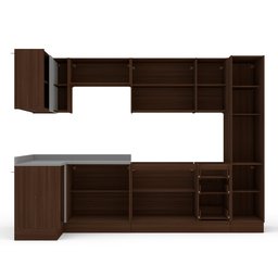 Cozinha Completa 7 Módulos 13 Portas 3 Gavetas Sem Tampo Campanele - 5