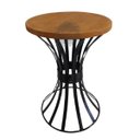 Ver imagem 1 de Banco cinta mesa de apoio ferro madeira de lei artesanato mineiro