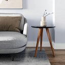 Ver imagem 1 de Mesa Lateral 100% MDF 50cm Esmeralda Athenas Preto