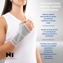 Ver imagem 4 de N1 Sport Munhequeira Cinza N1 Sport Tam g Linha Training 60114