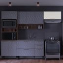 Ver imagem 3 de Armário Aéreo 80cm 1 Porta Basculante Avelã 