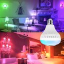 Ver imagem 1 de Lâmpada Led 12w E27 Rgb Colorida com Caixa de Som