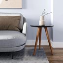 Ver imagem 1 de Mesa Lateral 100% MDF 60cm Esmeralda Athenas Preto