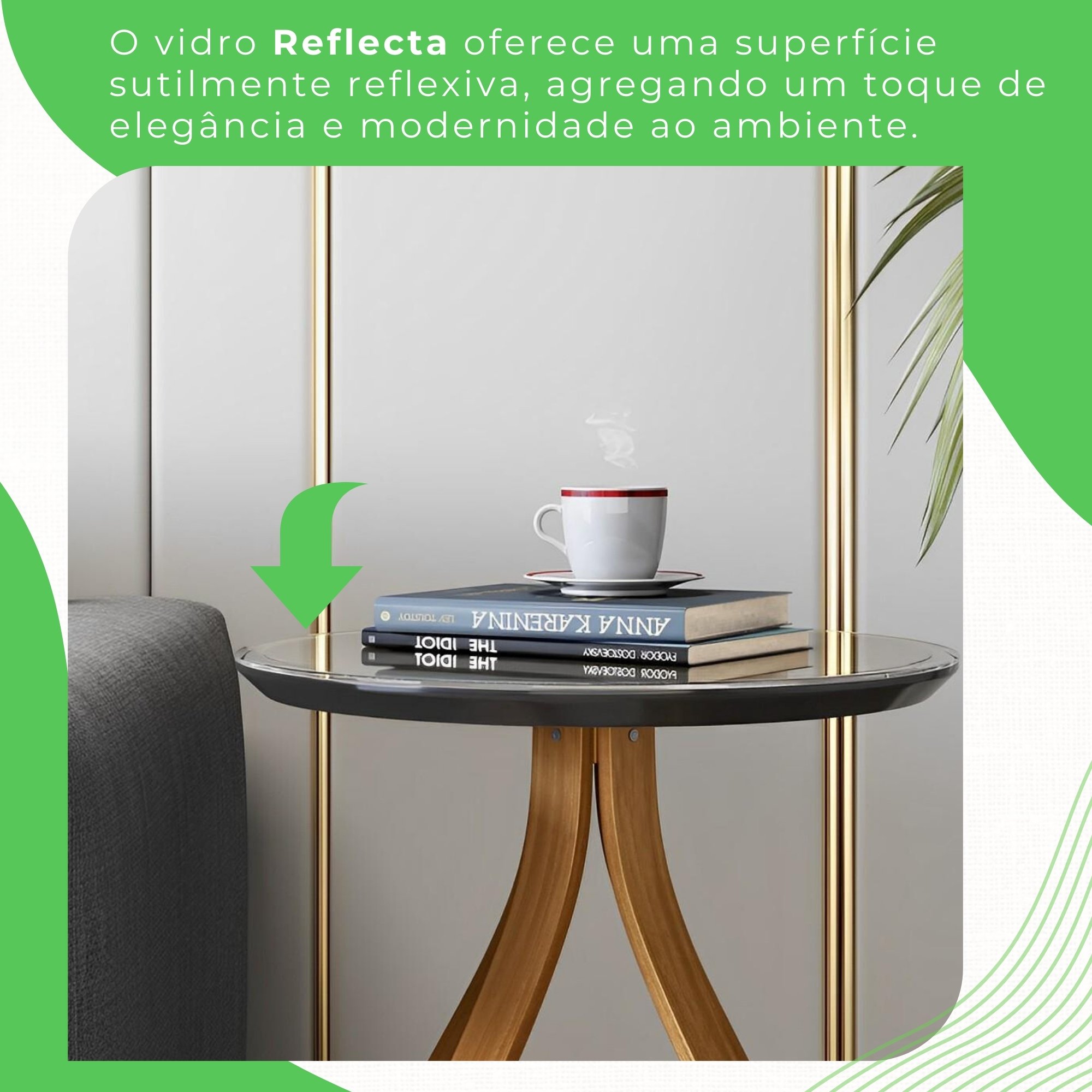 Mesa Lateral 50cm Rubi Sparta Móveis - 3