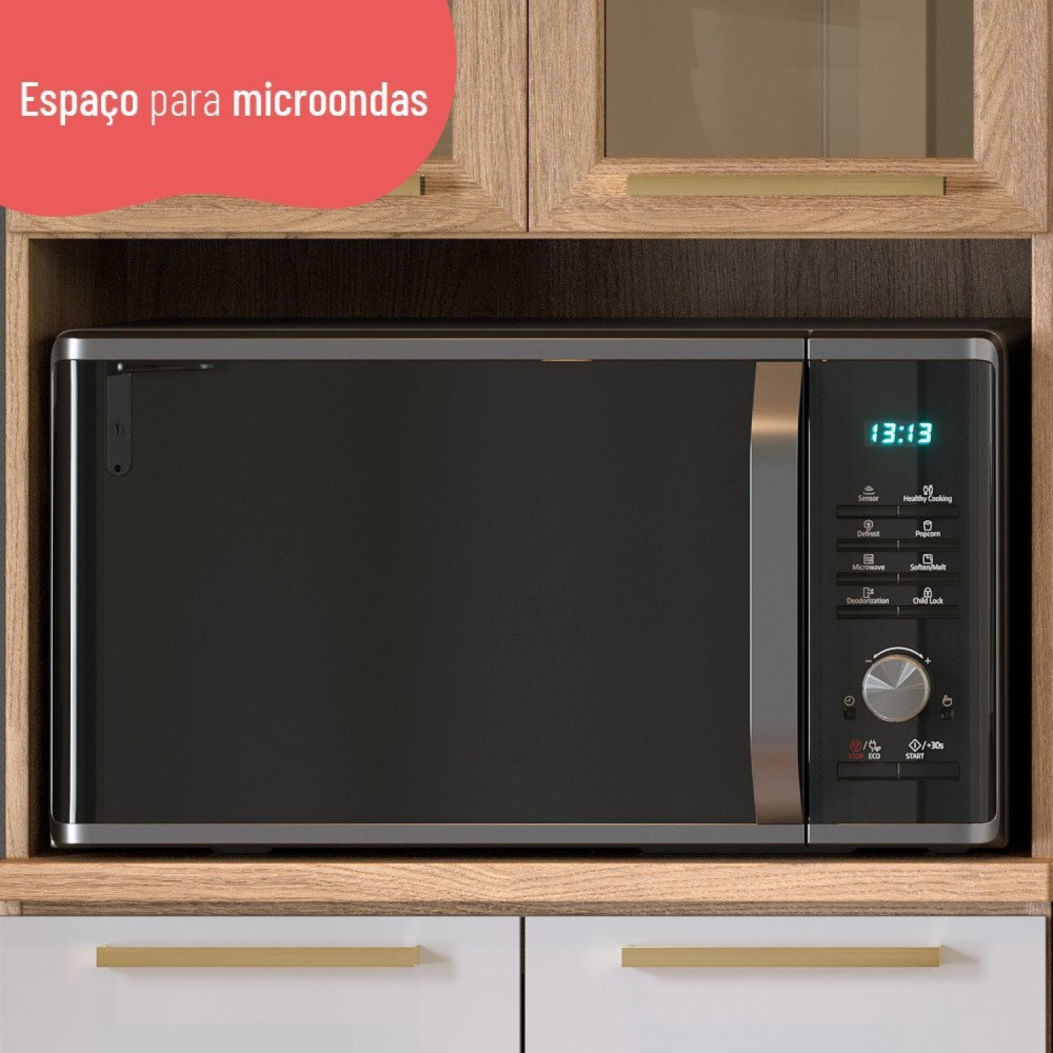 Cozinha Completa 6 Peças com Armário e Balcão - 12