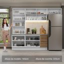 Ver imagem 6 de Armário de Cozinha Completa 270cm Branco/rustic Stella Madesa 11