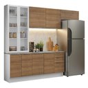 Ver imagem 3 de Armário de Cozinha Completa 270cm Branco/rustic Stella Madesa 11