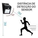 Ver imagem 3 de Luminária Solar Arandela Kit 2 - 30 Led Sensor de Presença