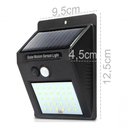 Ver mais imagens de Luminária Solar Arandela Kit 2 - 30 Led Sensor de Presença