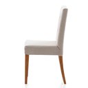 Ver imagem 6 de Conjunto Mesa de Jantar Dinant Vidro Preto e Base Amêndoa + Cadeiras Andenne Encosto Estofado -