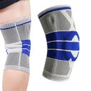 Ver imagem 1 de Joelheira Ortopedica Gel Silicone Compressao Suporte Exercicio Muscular Joelho Pernas Patela