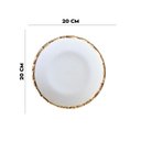 Ver imagem 2 de Jogo 12 Pratos Sobremesa 20cm Bambu Cerâmica Scalla 1ª Linha