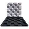 Forma 3D Gesso e Cimento ABS - Xadrez 50x50 - 1