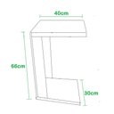 Ver imagem 6 de KIT MESA 3 EM 1 - DE CABECEIRA, LATERAL SOFÁ OU ESCRIVANINHA MESA COMPUTADOR PORTÁTIL