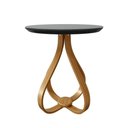 Ver imagem 2 de Mesa Lateral 100% MDF 60cm Rubi Sparta Móveis Preto