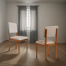 Conjunto Cadeiras Linho Milão Estofada Bege Cosinha Jantar - 4