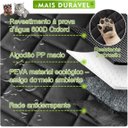 Ver imagem 3 de Capa Protetora Banco Traseiro Pet Cães Gatos Passagem Cinto