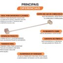 Ver imagem 5 de Toalheiro para Banheiro Linear Block Cobre/Matte Meber Metais