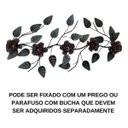 Ver imagem 4 de Enfeite de Parede Decorativo Todo de Ferro 5 Rosas:marron