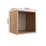 Nicho para Quarto Infantil 30 X 30 Cm Itapuã Branco Ed Completa Móveis - 4