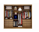 Ver imagem 3 de Guarda Roupas 1130 Diamond 3PTS 8GAV c/3ESP Peliculado Cumaru 23