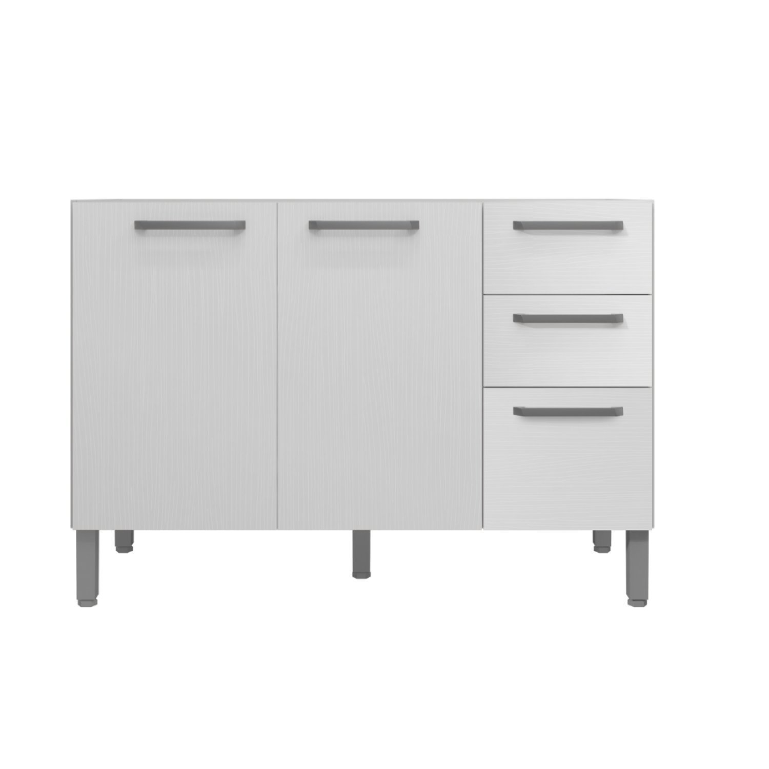 Balcão 120cm 3 Portas 2 Gavetas Versalhes - 3