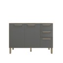 Ver imagem 3 de Balcão 120cm 3 Portas 2 Gavetas Versalhes