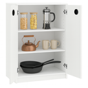 Ver imagem 2 de Armário Organizador Livreiro Multiuso Funcional com 2 Portas e 3 Prateleiras - Moon -