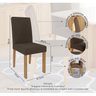Conjunto Sala de Jantar Dani com 4 Cadeiras 110cm Maia - 6