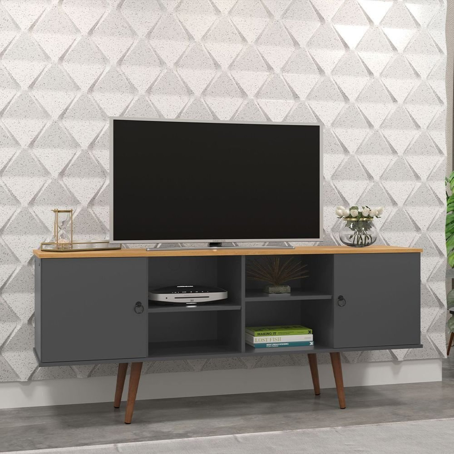 Rack para Tv até 47 Polegadas Retrô Estrela  - 1